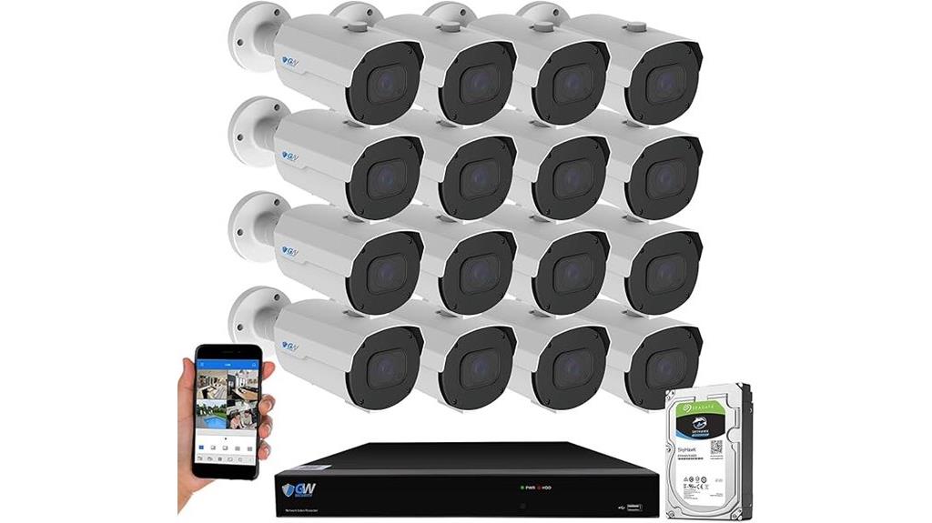16 channel security cameras
