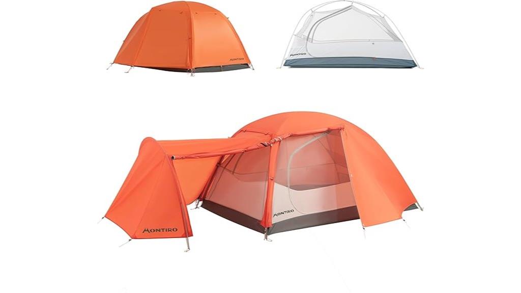 2 person backpacking tent combo