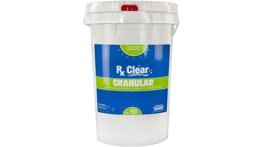 50 pound bucket of stabilized chlorine