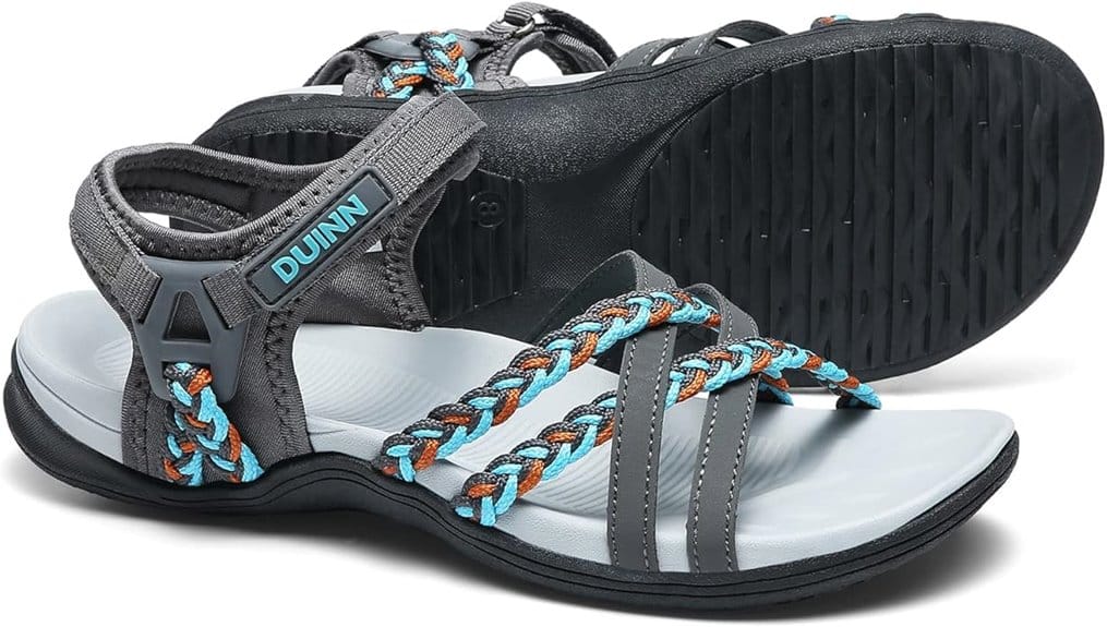 adjustable arch support sandals