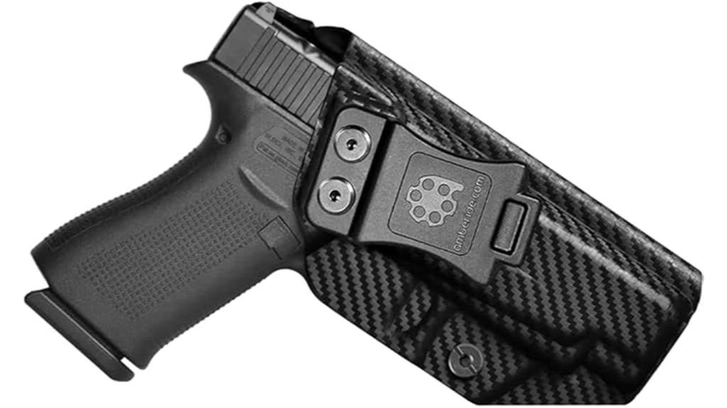 adjustable kydex holster concealment