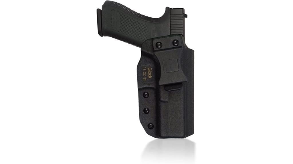 adjustable kydex holster for glock 17 22 31