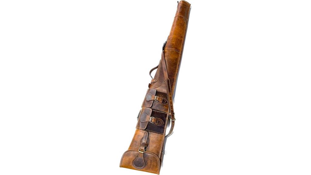 adjustable leather rifle case