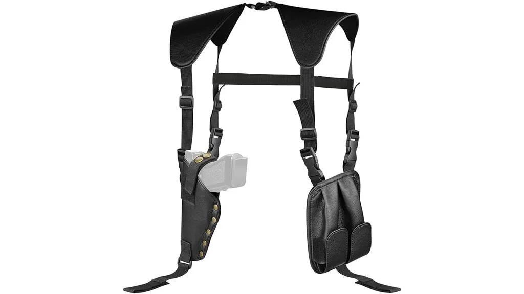 adjustable leather shoulder holster