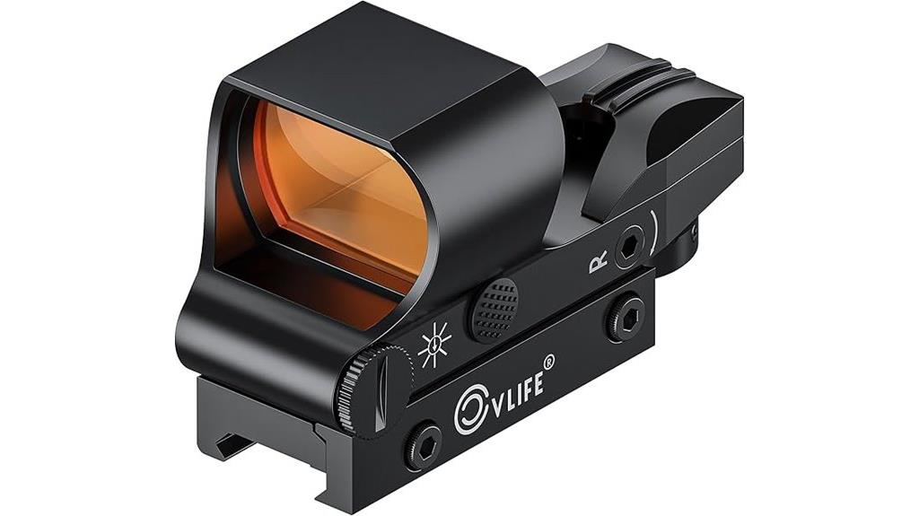 adjustable red dot sight