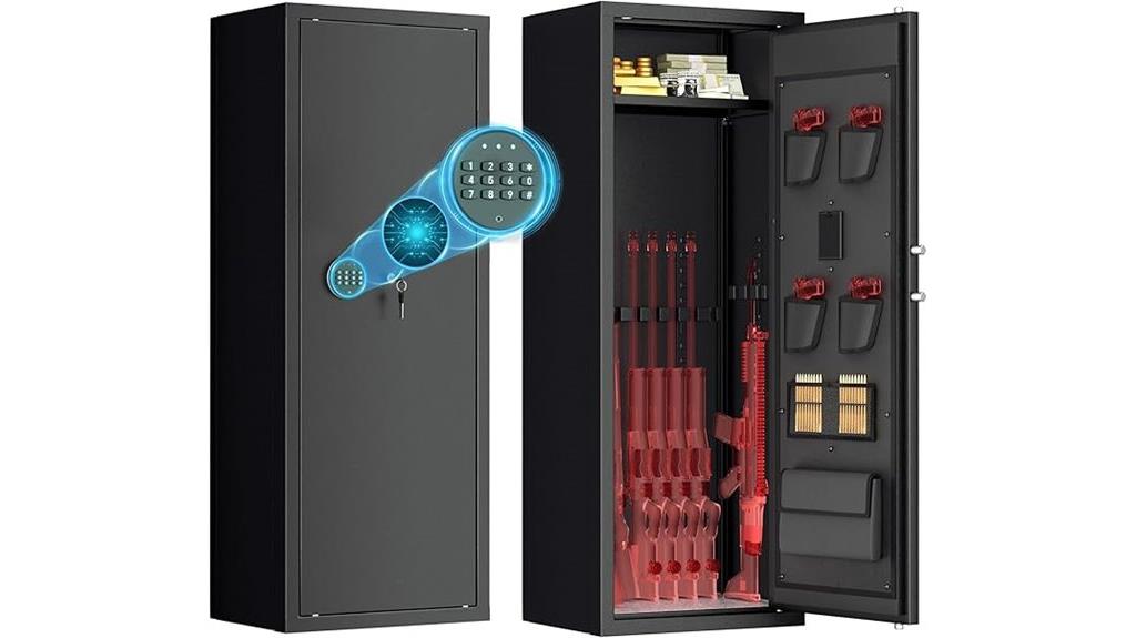 adjustable rifle pistol safe