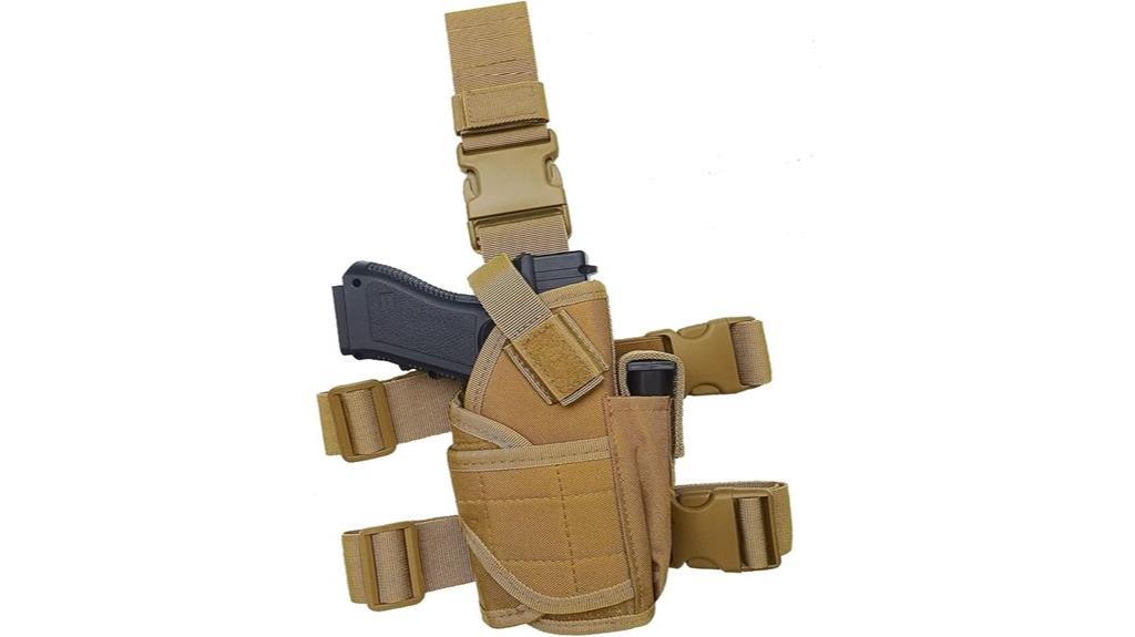 adjustable right hand thigh holster