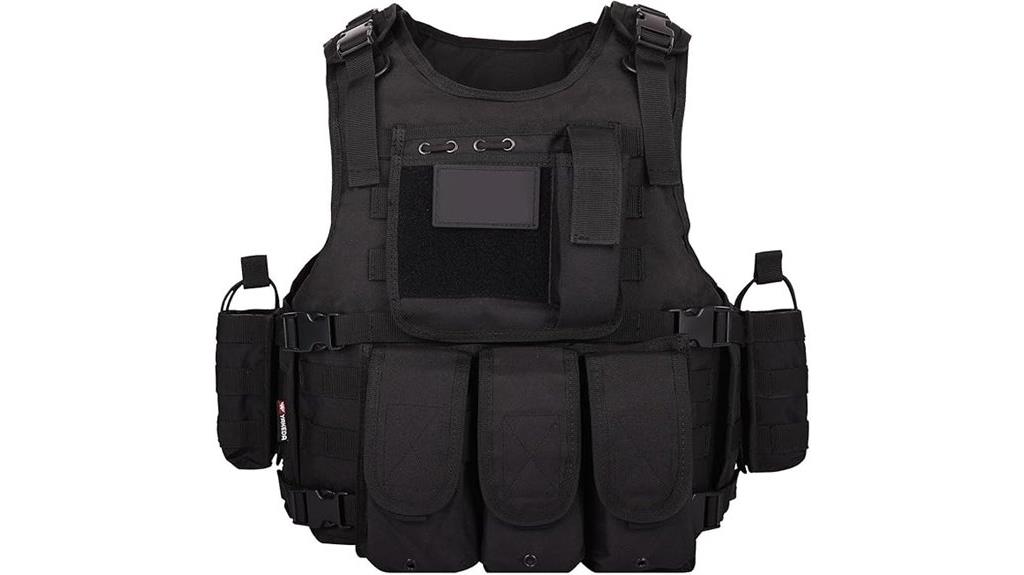adjustable tactical airsoft vest