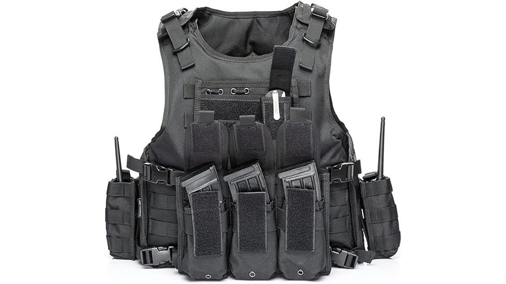adjustable tactical airsoft vest