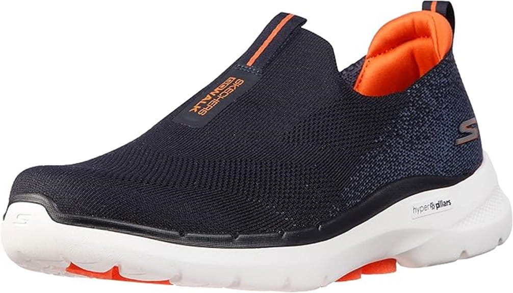 athletic slip on walking shoe