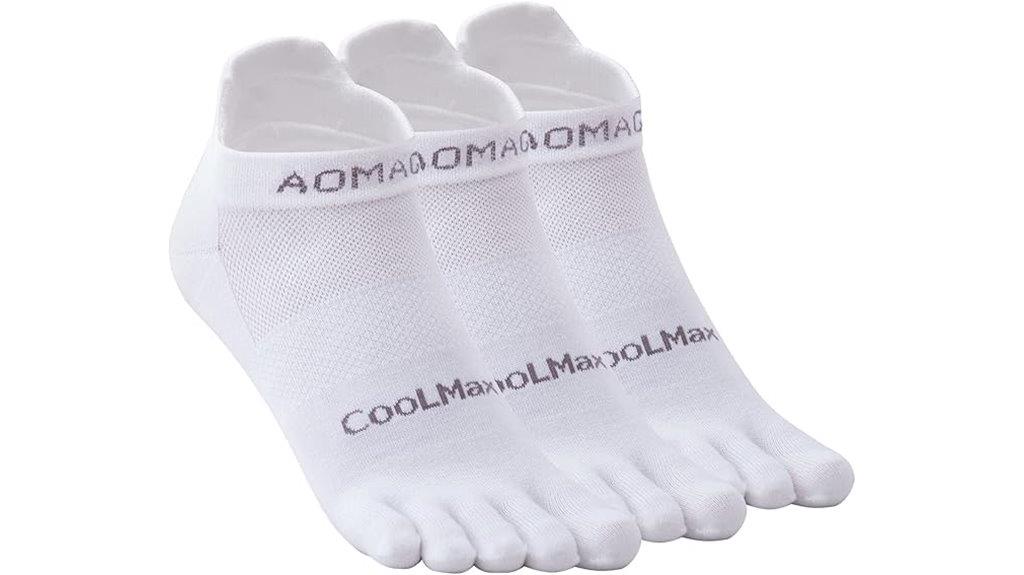 athletic toe socks unisex