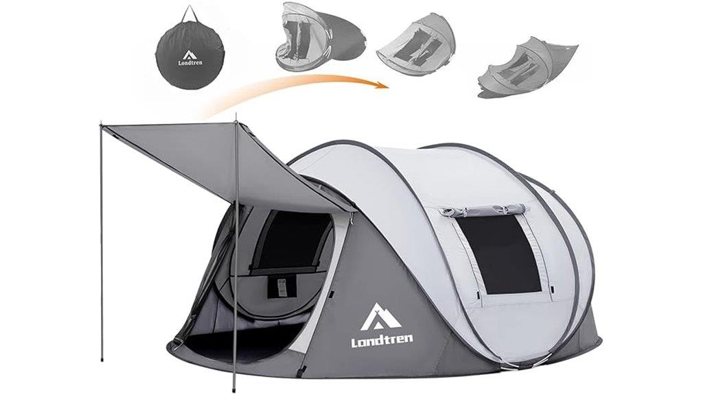 automatic setup waterproof tent