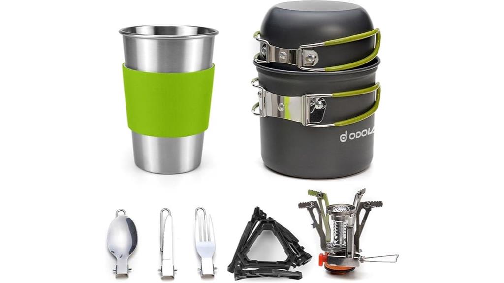backpacking cooking equipment set