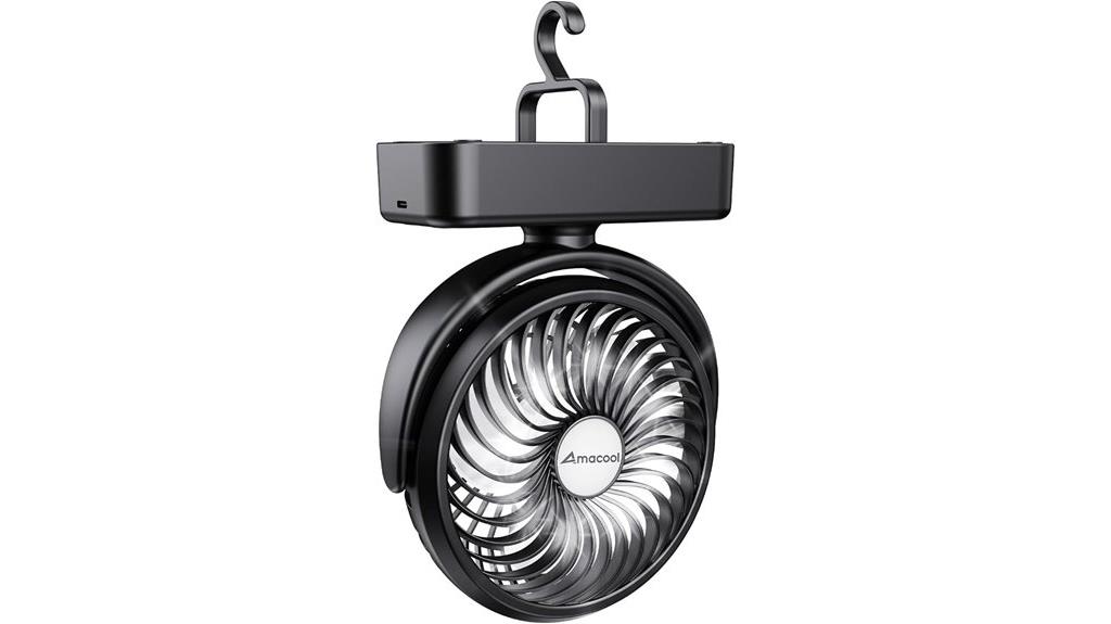 battery operated camping fan