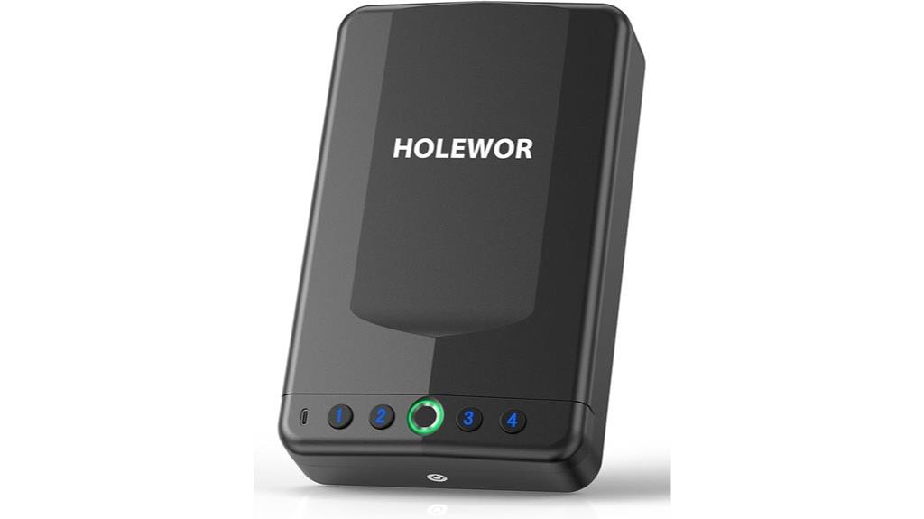 biometric handgun safe box