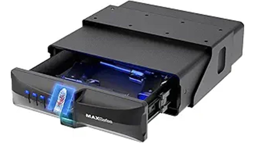 biometric pistol drawer safe