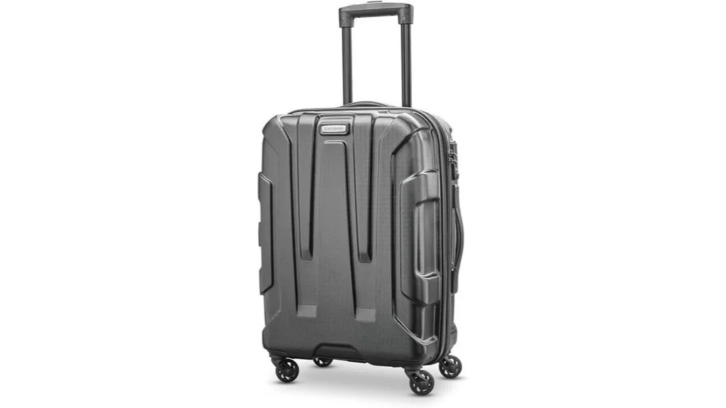 black samsonite carry on luggage