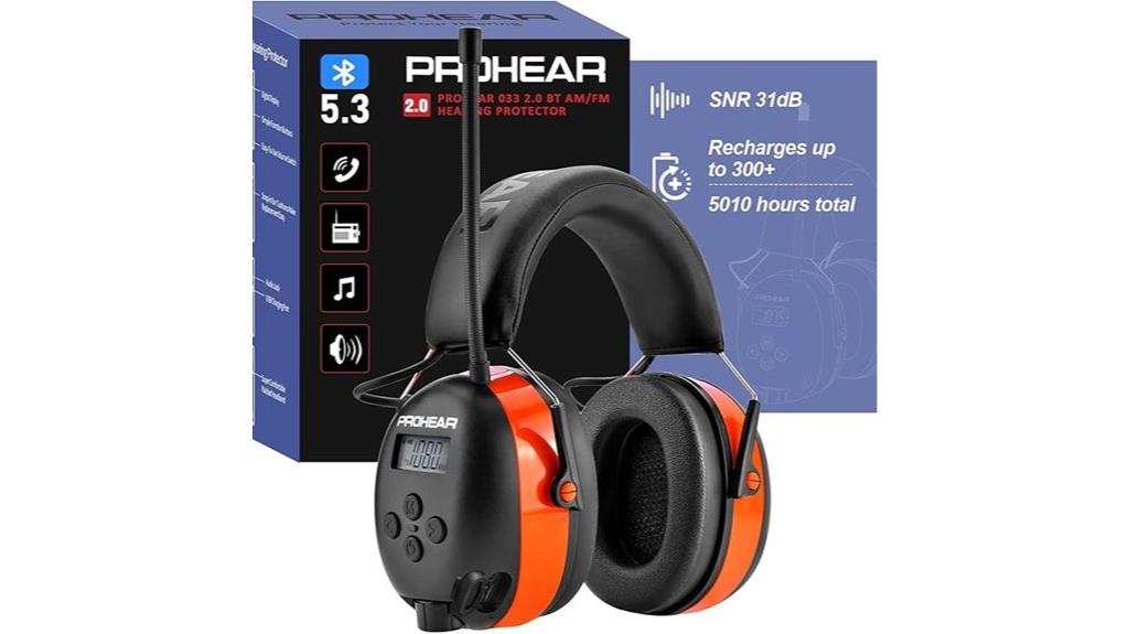 bluetooth hearing protection headphones