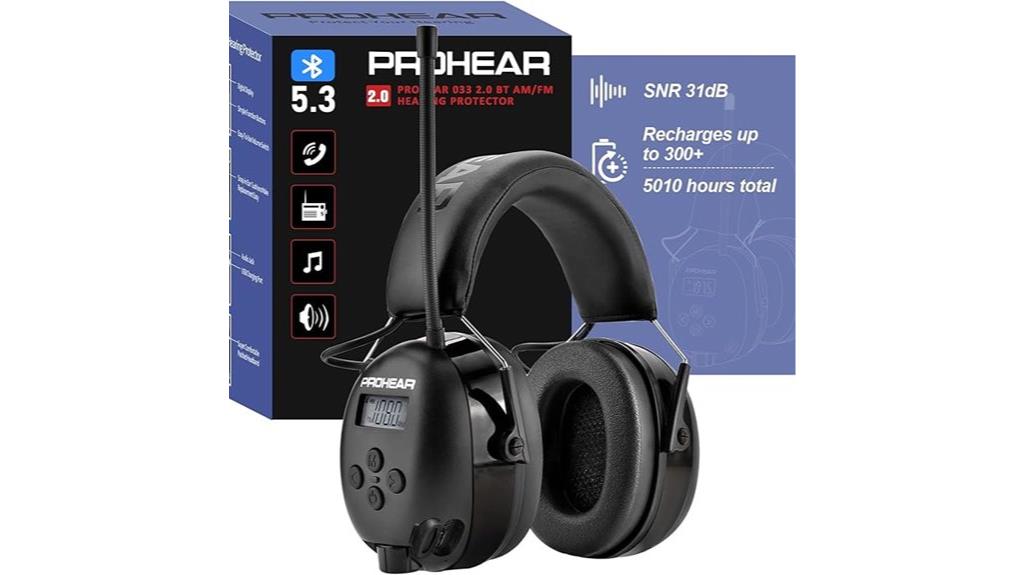bluetooth hearing protection headphones