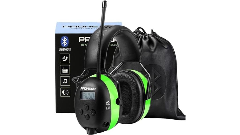 Kalence Bluetooth 5.4 Hearing Protection With 120H Working Time, 30dB Safety Earmuffs