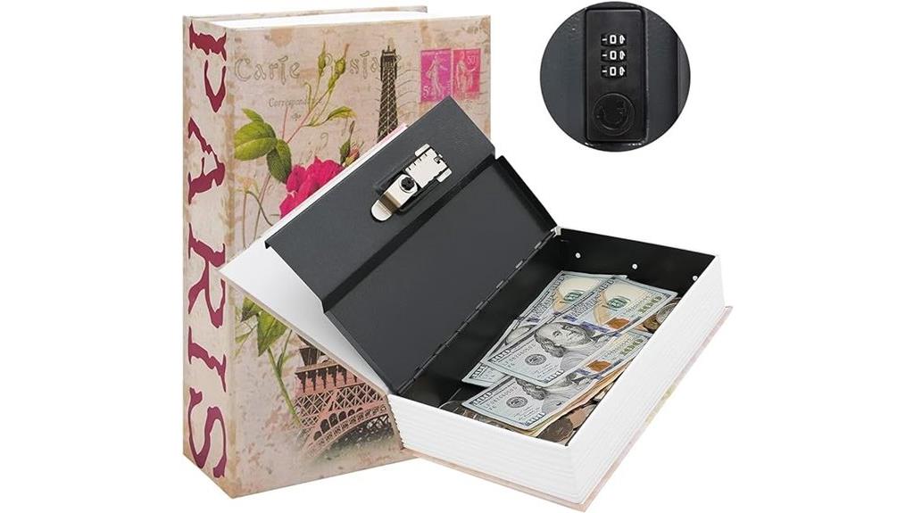 book safe with lock