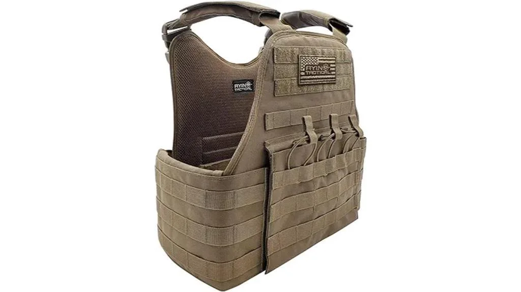 breathable outdoor vest with attachment points