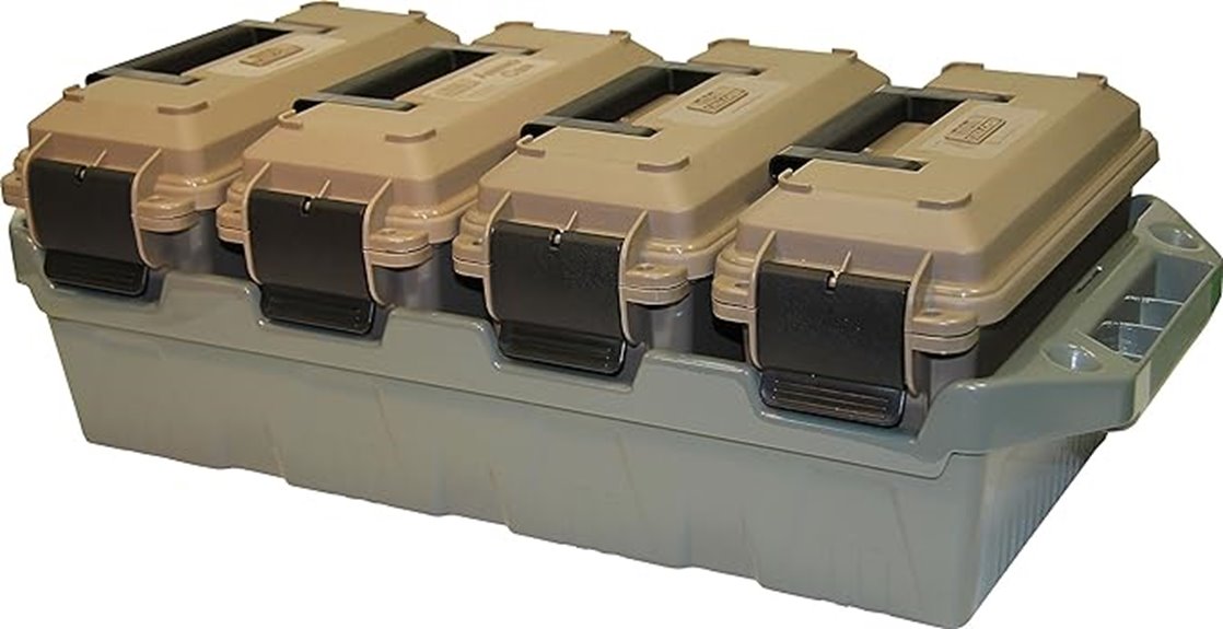 brown ammo crate dimensions
