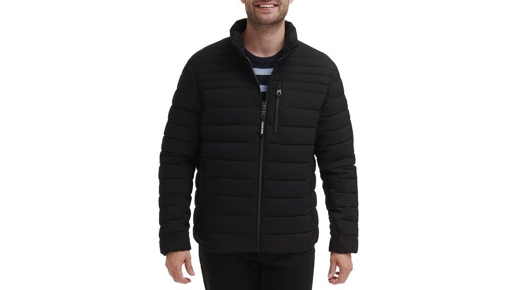 calvin klein puffer coat