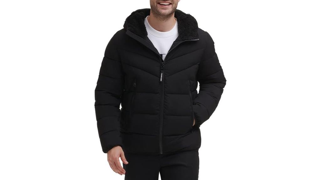 calvin klein puffer jacket