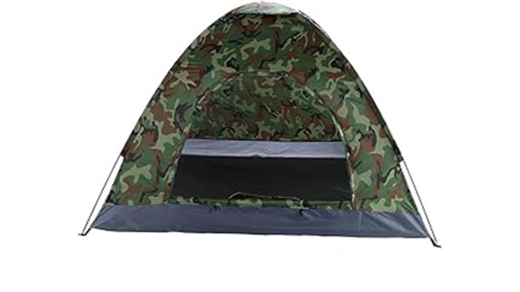 camouflage pop up camping tent