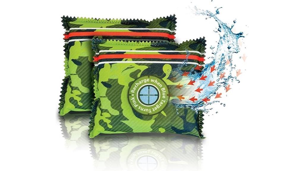 camouflage rechargeable dehumidifier bags