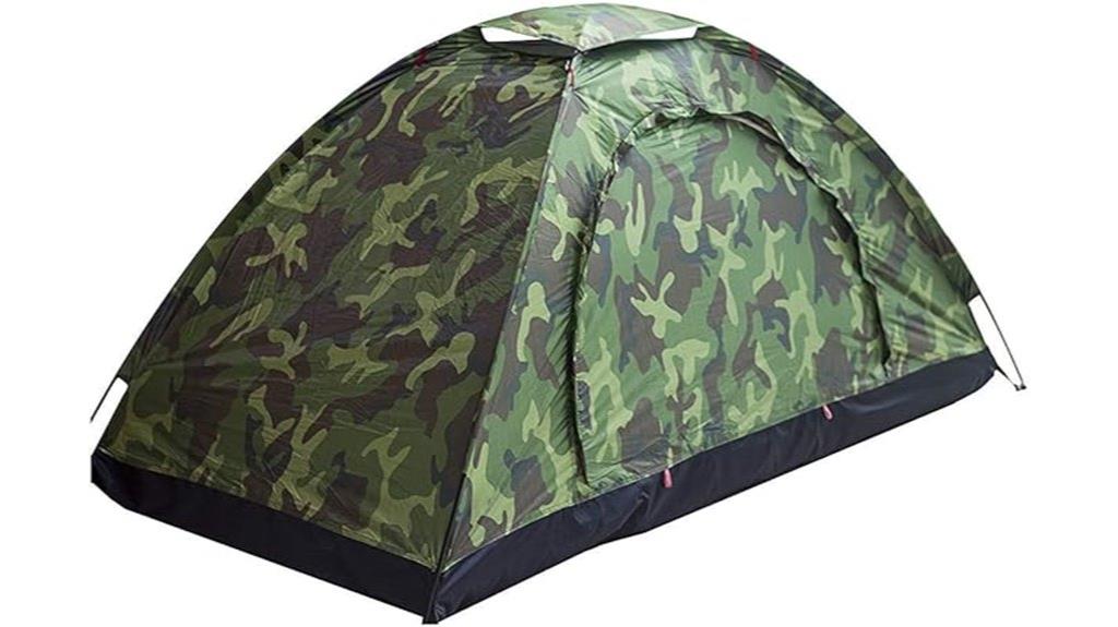camouflage tent for hiking