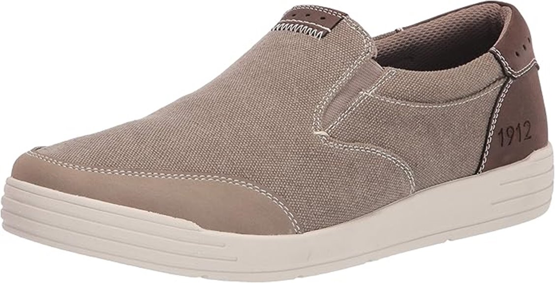 canvas slip on sneakers