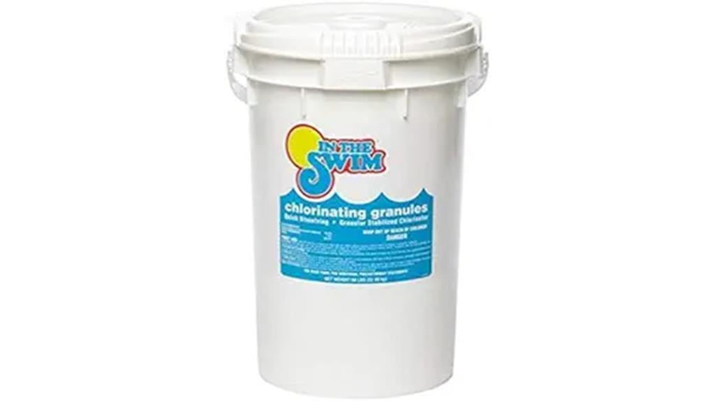 chlorine shock granules 56 available chlorine 40 pound bucket