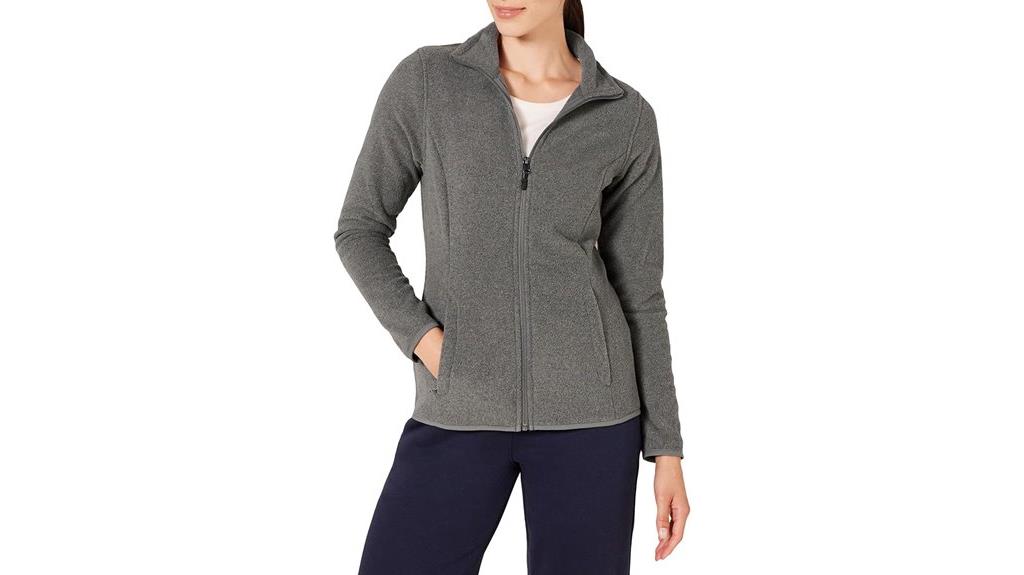 classic fit fleece jacket