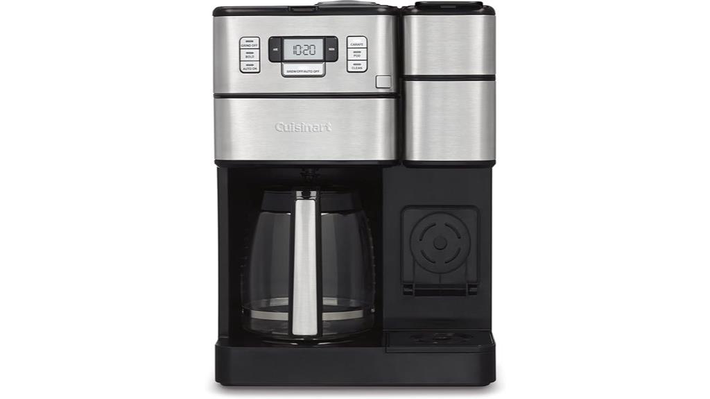 coffee machine with grinder