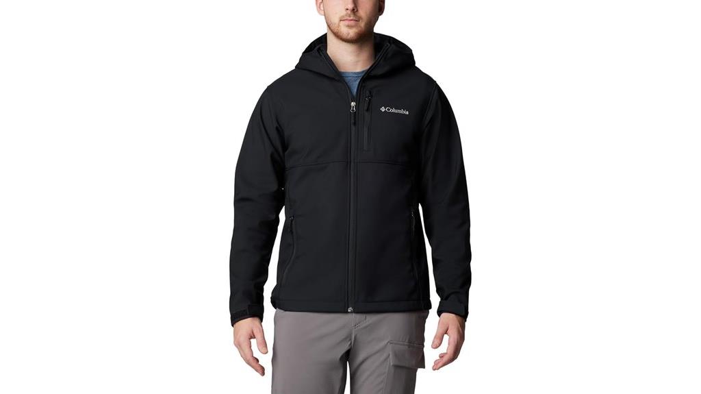columbia men s softshell hooded jacket