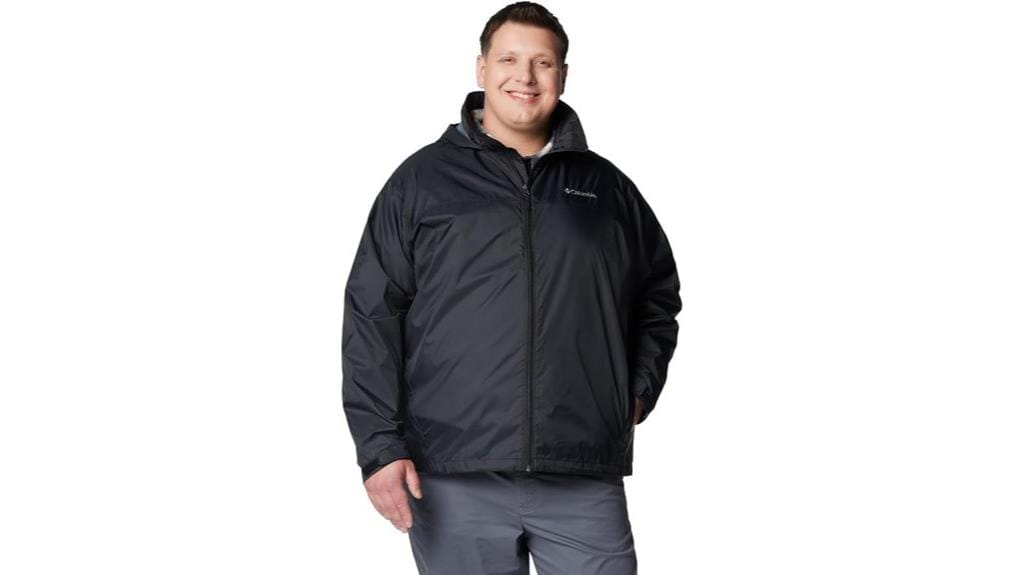 columbia men s waterproof rain jacket