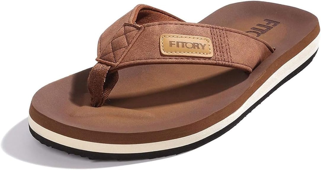 comfortable beach flip flops