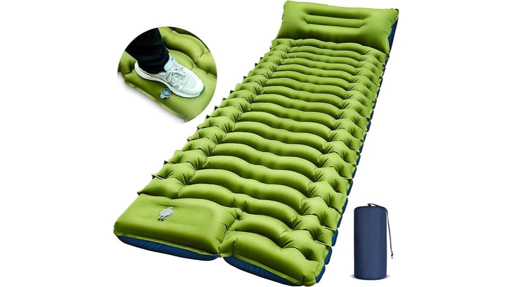 comfortable camping pad system
