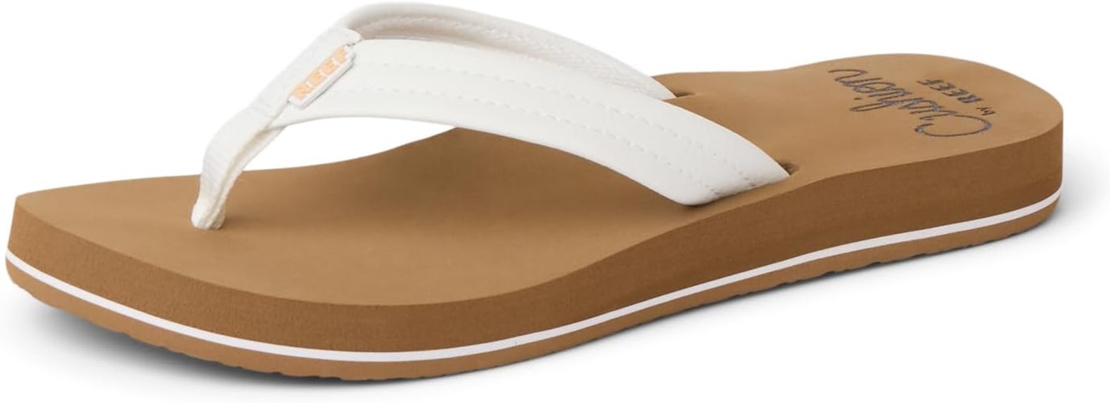 comfortable flip flops with support
