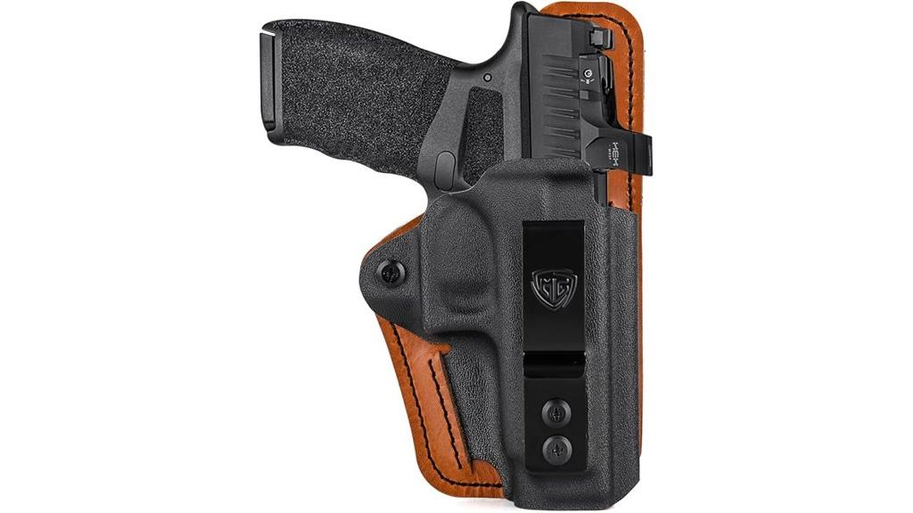 comfortable hybrid holster design