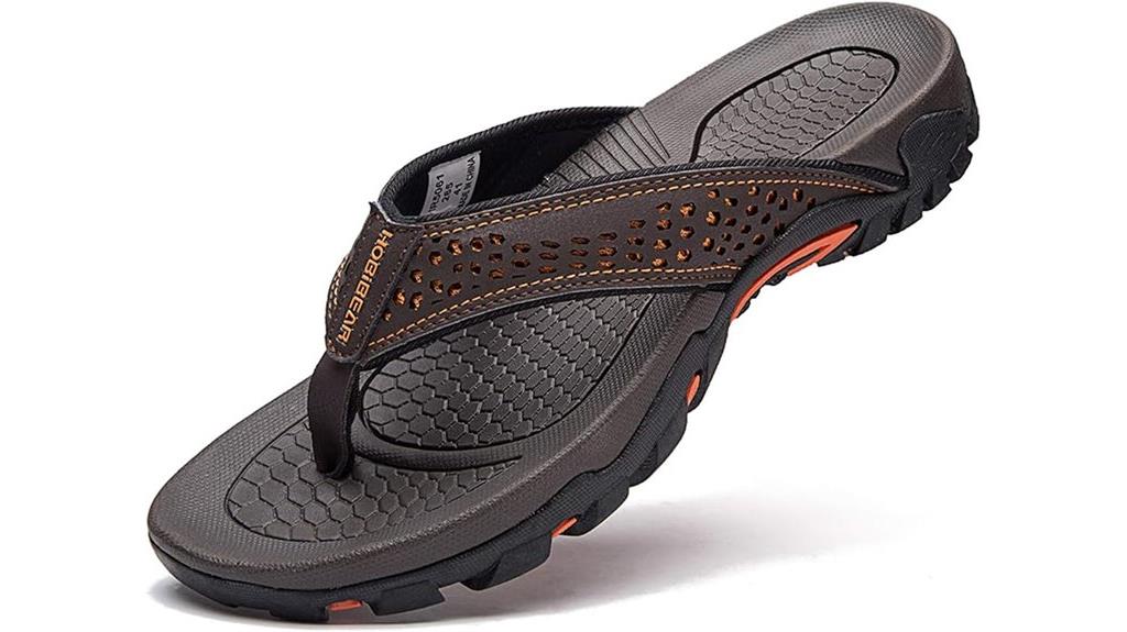comfortable outdoor flip flops