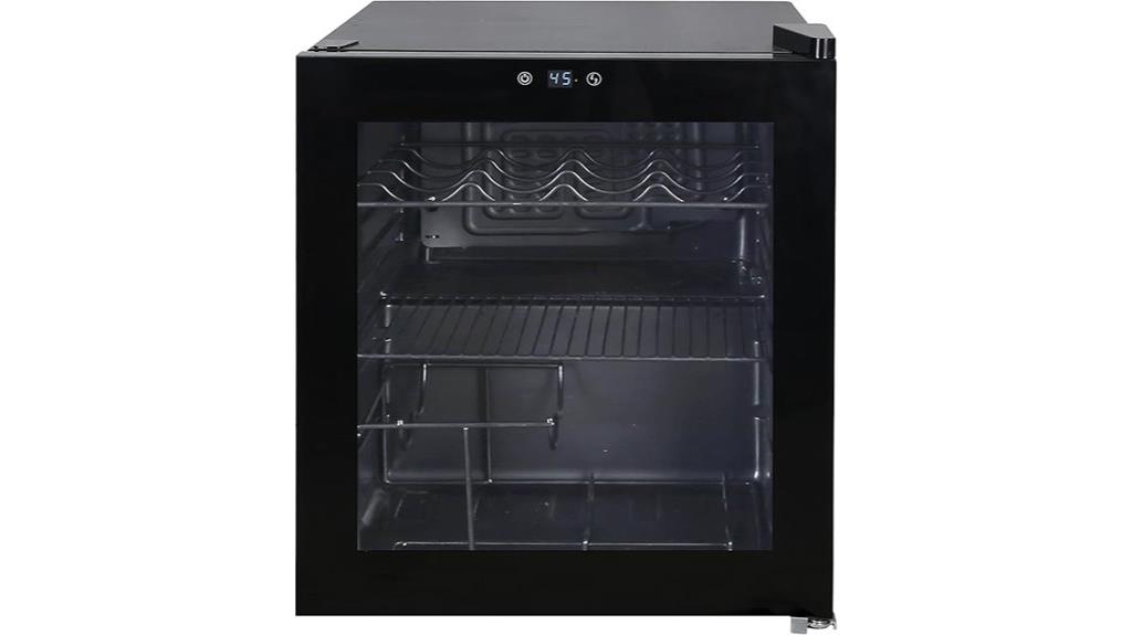 compact beverage and wine cooler