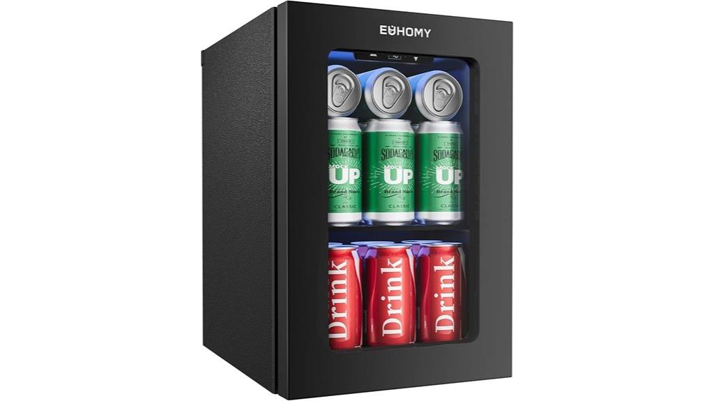 compact beverage cooler fridge