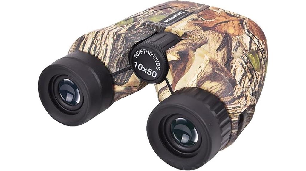 compact binoculars with case