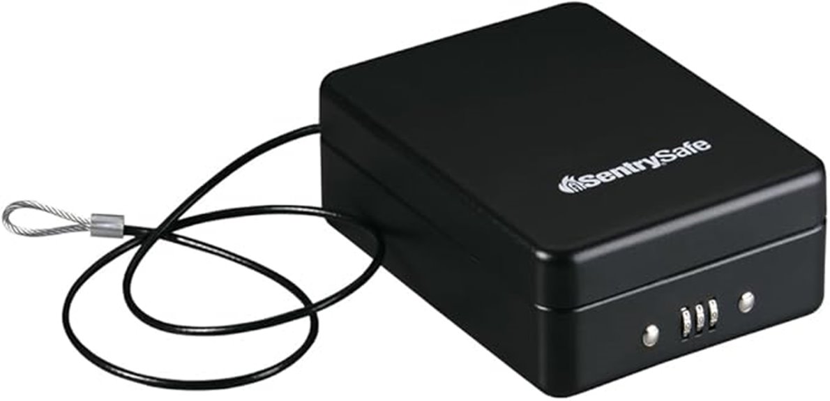 compact combination lock safe