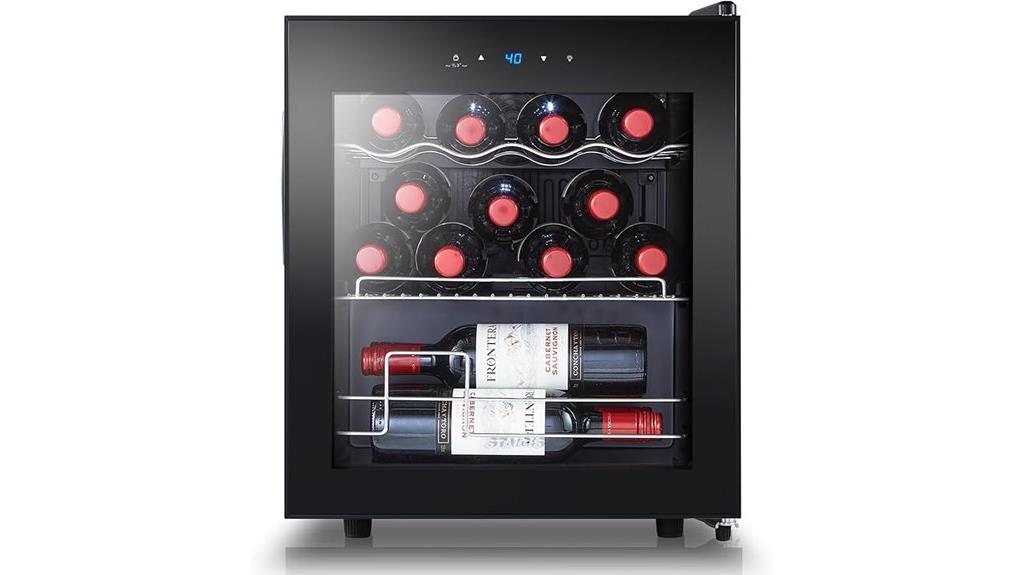 compact digital wine cooler