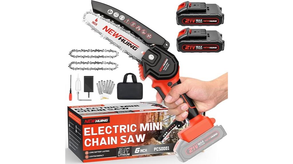 compact electric chainsaw kit