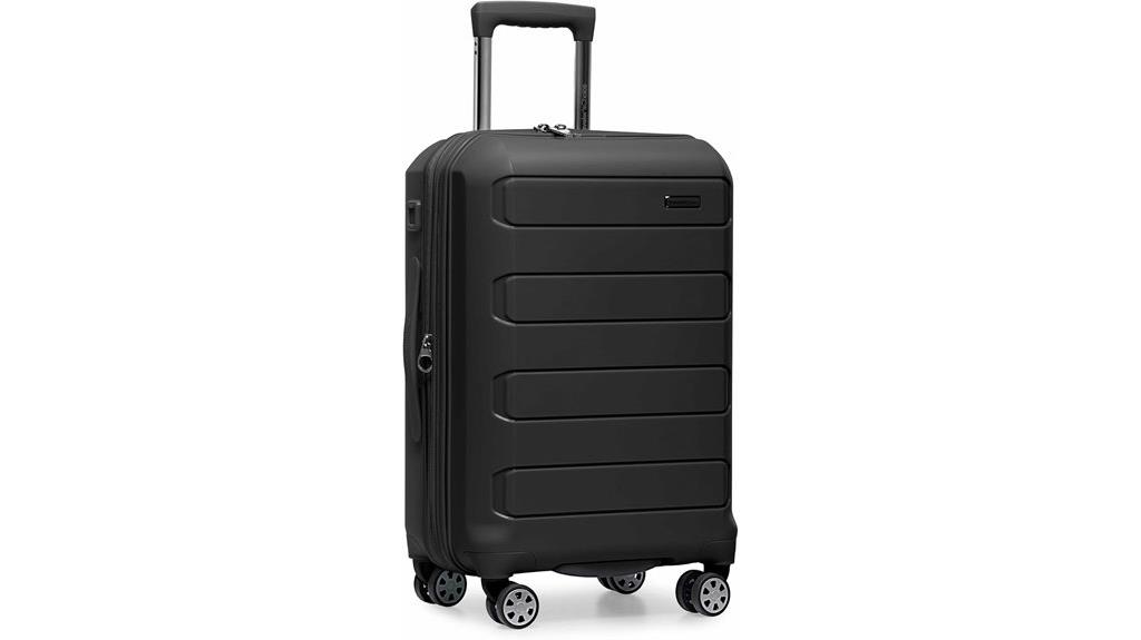 compact expandable travel luggage